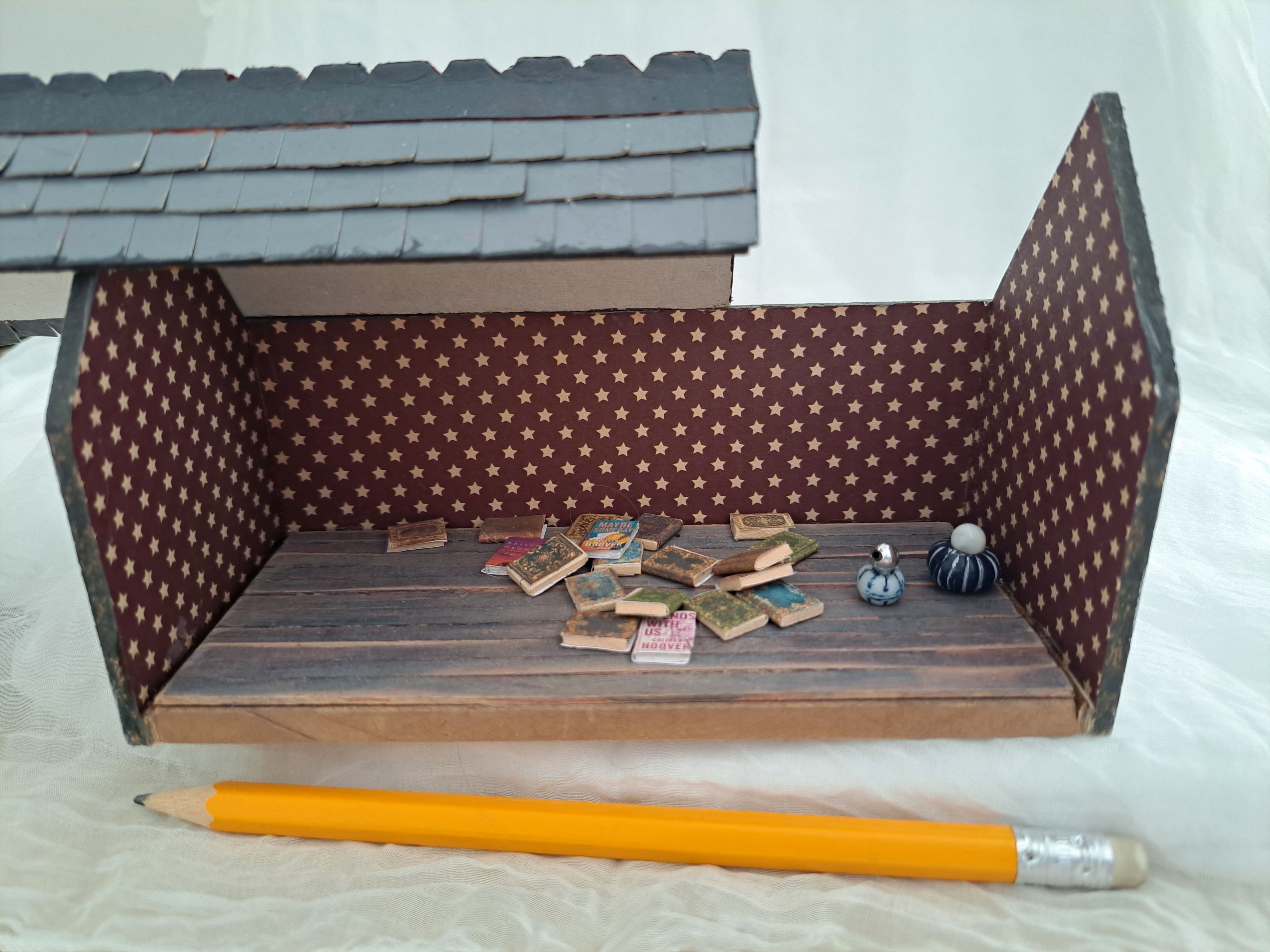 Attic with Roof Open by Anita
